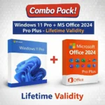 Windows 11 Pro + MS Office 2024 Pro Plus | Lifetime Validity | Combo Pack
